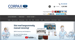 Desktop Screenshot of corpax.dk